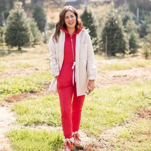 Smash + Tess Harris Hoodie Romper Sz Med